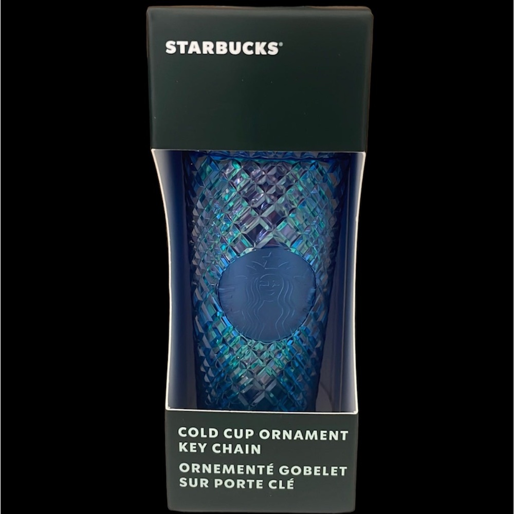 🆕 Starbucks Jeweled Cold Cup Key Chain Azure - Picture 6 of 6